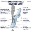 Heat Flex 4 - Vibrador con efecto calor y Flexible ademas con 4 Motores